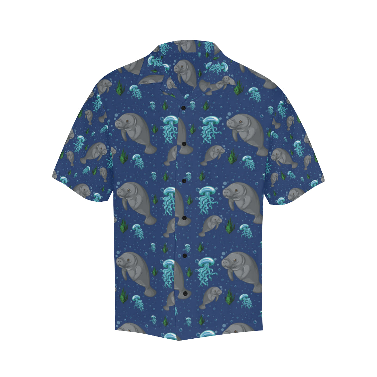 Manatee Pattern Print Design 01 Men's Hawaiian Shirt