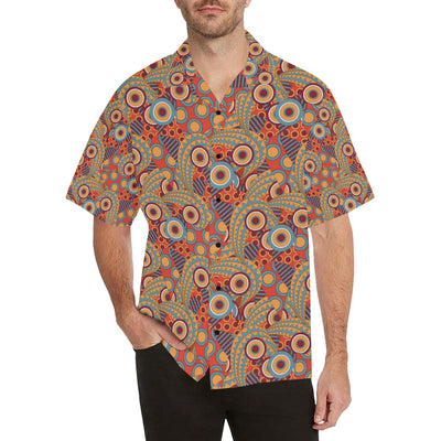 African Pattern Print Design 06 Men's Hawaiian Shirt