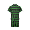 Celtic Knot Green Neon Design Men's Romper