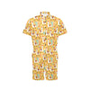 Llama Cute Themed Print Men's Romper