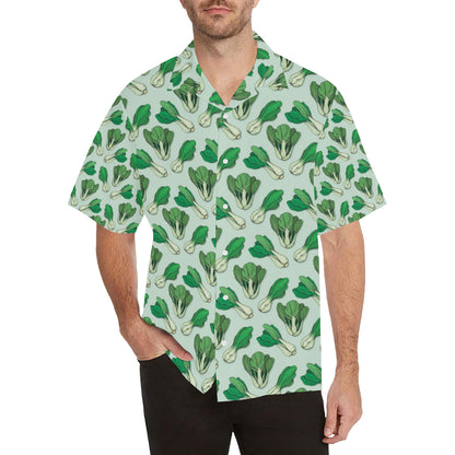 Bok Choy Pattern Print Design 01 Men's Hawaiian Shirt