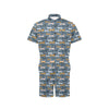 Dachshund Pattern Print Design 012 Men's Romper