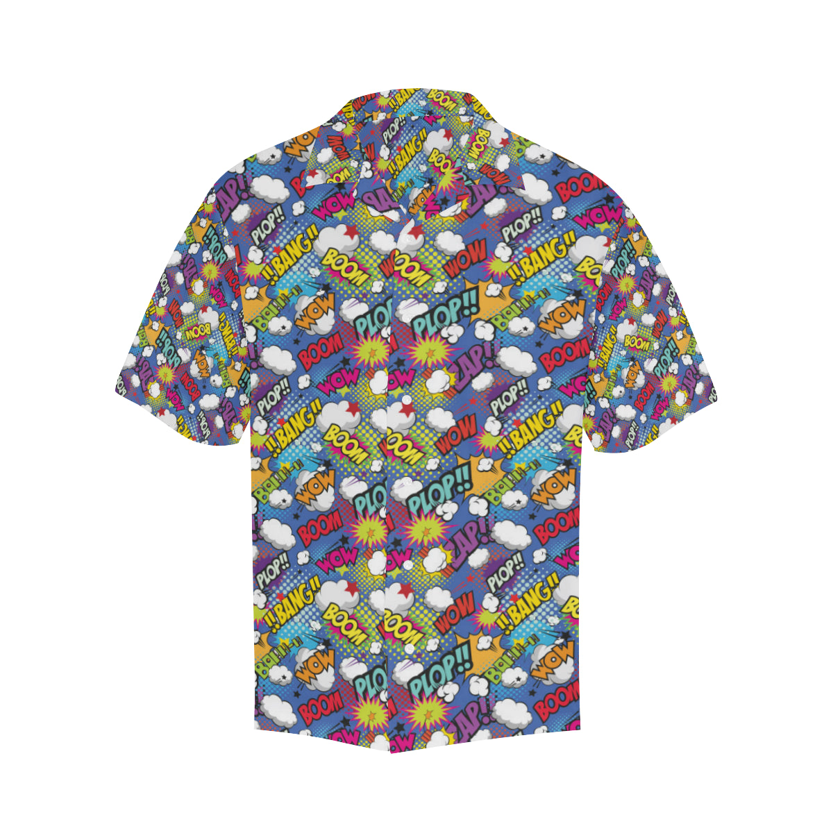 Comic Book Pattern Print Design 02 Men's Hawaiian Shirt