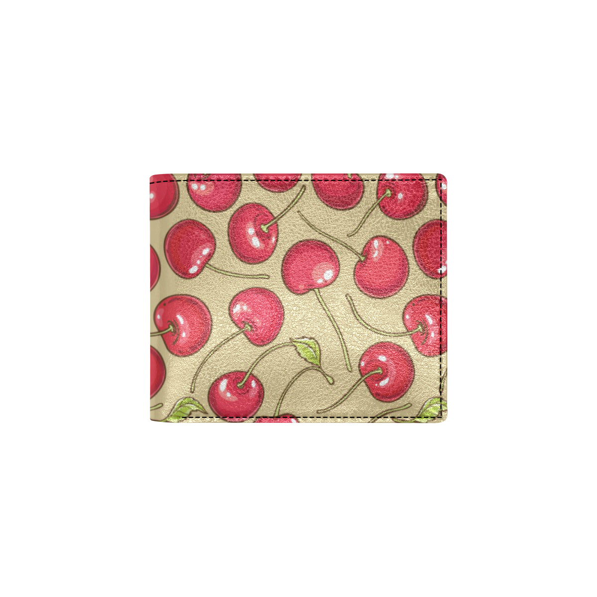 Cherry Pattern Print Design CH05 Men's ID Card Wallet