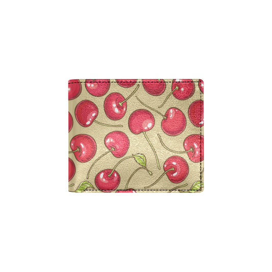 Cherry Pattern Print Design CH05 Men's ID Card Wallet