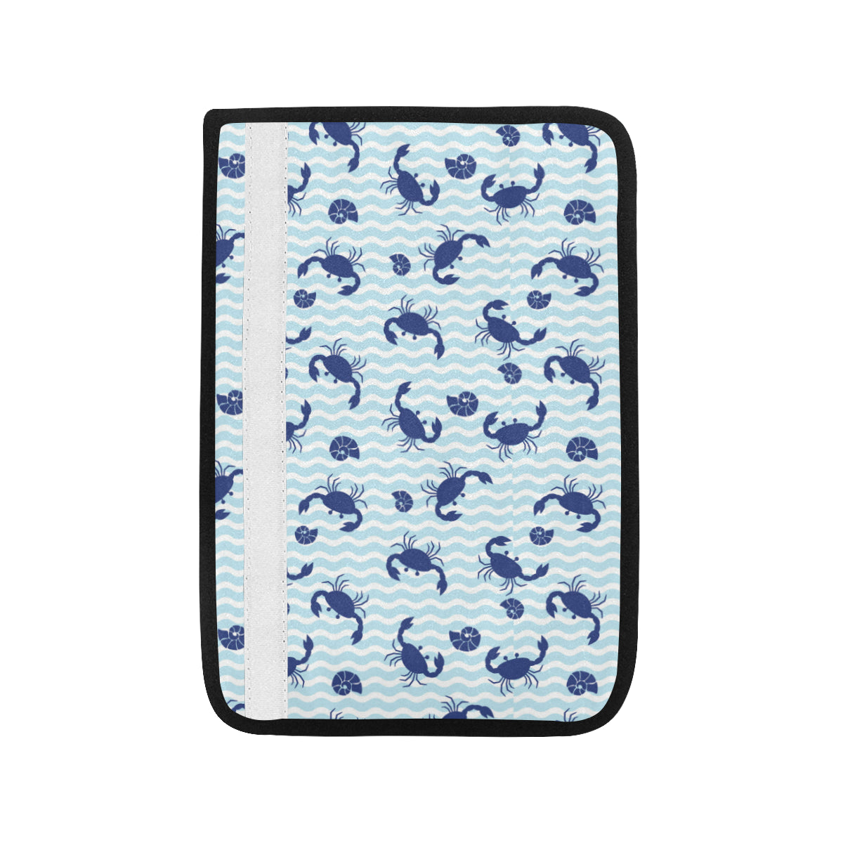 Crab Pattern Print Design 04 Car Seat Belt Cover