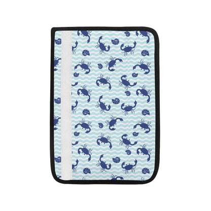 Crab Pattern Print Design 04 Car Seat Belt Cover