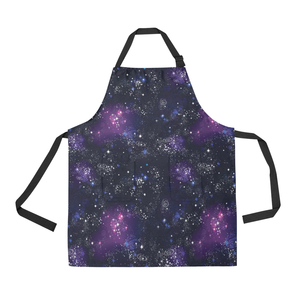 Cosmic Pattern Print Design 03 Apron with Pocket
