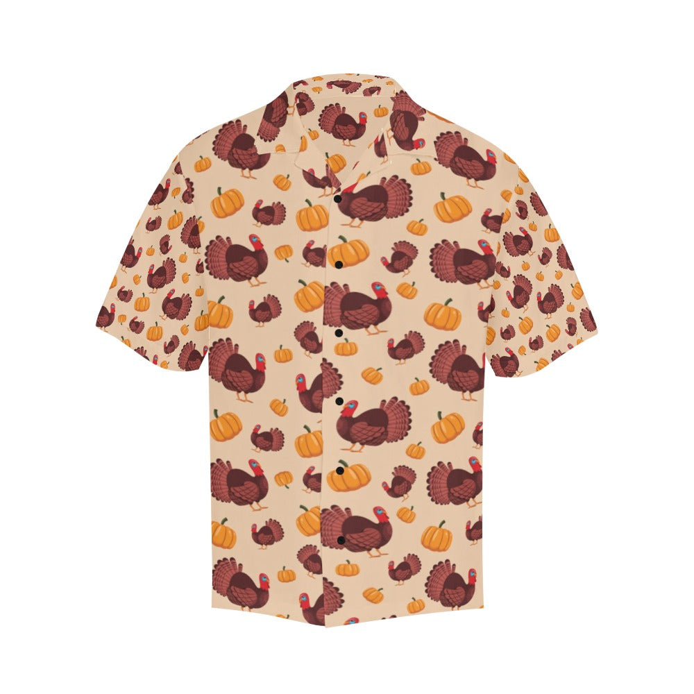 Thanksgiving Print Design LKS308 Men's Hawaiian Shirt