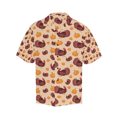 Thanksgiving Print Design LKS308 Men's Hawaiian Shirt