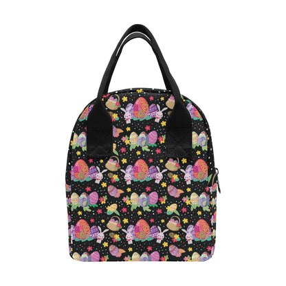 Easter Eggs Pattern Print Design RB06 Insulated Lunch Bag