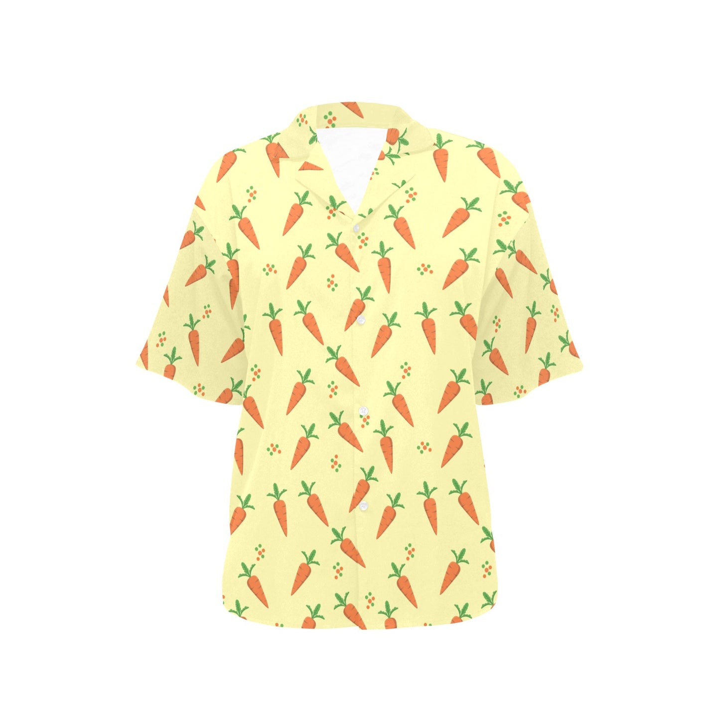 Carrot Pattern Print Design 04 Women's Hawaiian Shirt