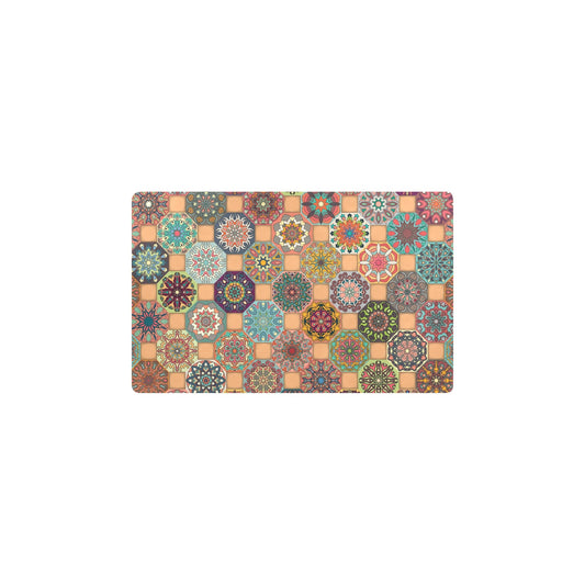 Boho Pattern Print Design 07 Kitchen Mat