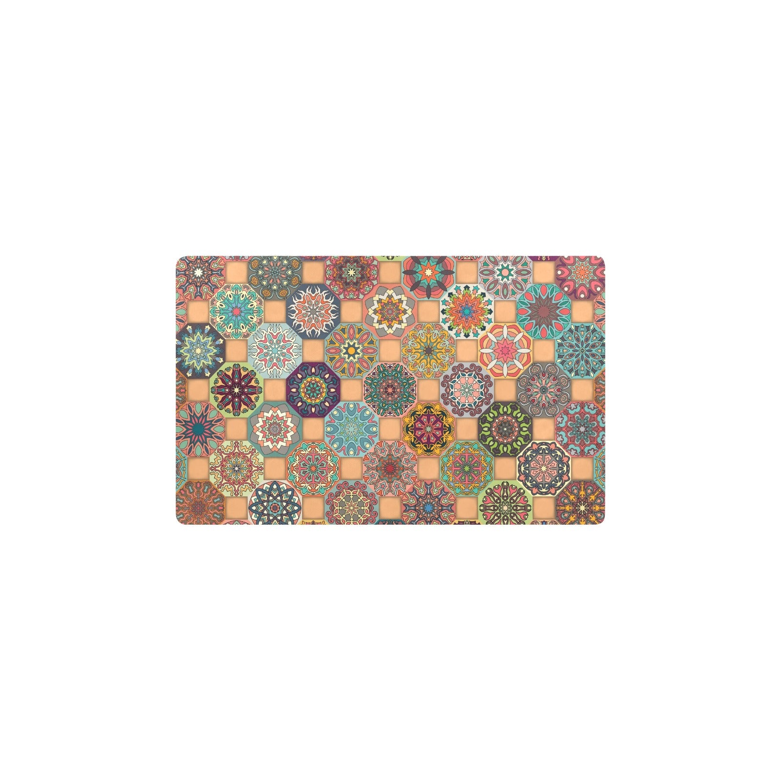 Boho Pattern Print Design 07 Kitchen Mat