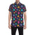 Angelfish Colorful Pattern Print Design 03 Men's Short Sleeve Button Up Shirt