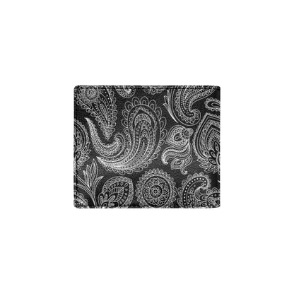 Paisley Pattern Print Design A04 Men's ID Card Wallet