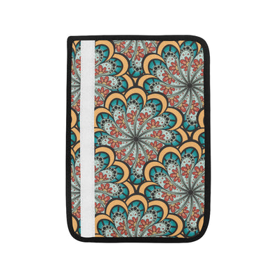 Mandala Pattern Print Design 01 Car Seat Belt Cover