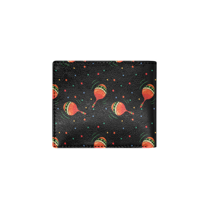 Maracas Pattern Print Design 03 Men's ID Card Wallet