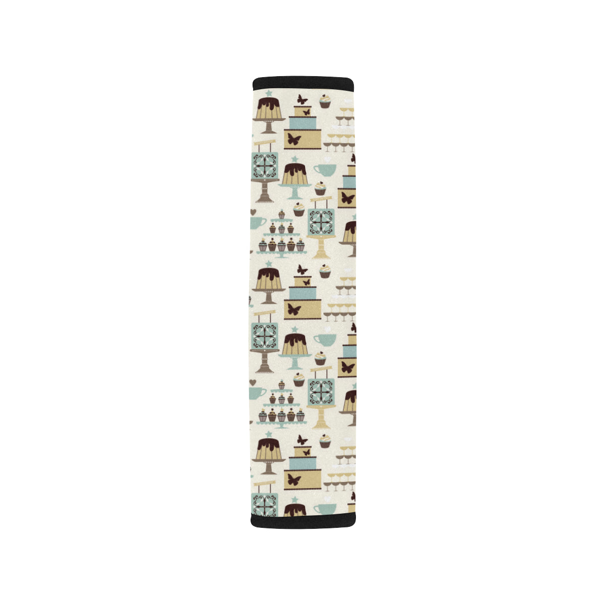 Cake Pattern Print Design 02 Car Seat Belt Cover