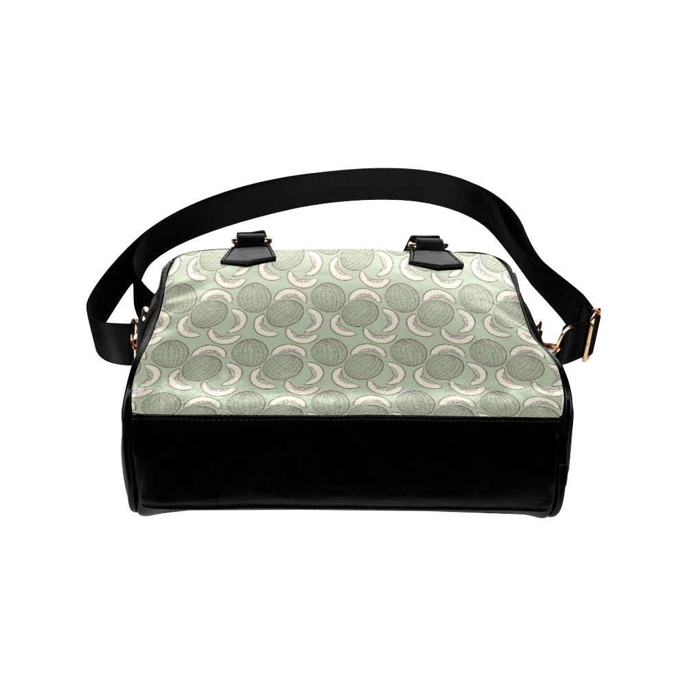 Cantaloupe Pattern Print Design 01 Shoulder Handbag