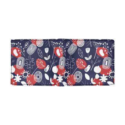Nordic Pattern Print Design A02 Men's ID Card Wallet