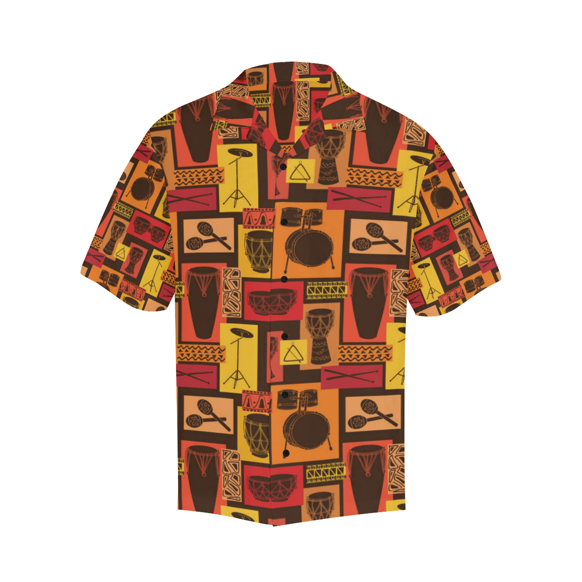 Percussion Pattern Print Design 02 Men's Hawaiian Shirt