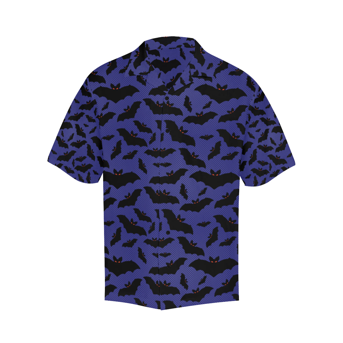 Bat Halloween Pattern Print Design 02 Men's Hawaiian Shirt
