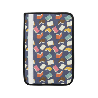 Book Pattern Print Design 01 Car Seat Belt Cover