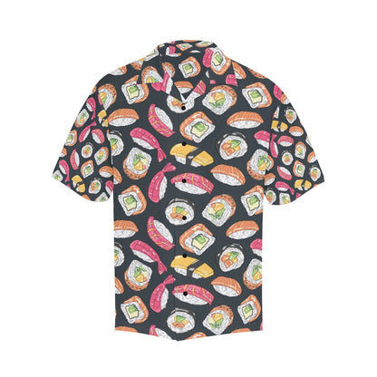 Sushi Print Design LKS306 Men's Hawaiian Shirt