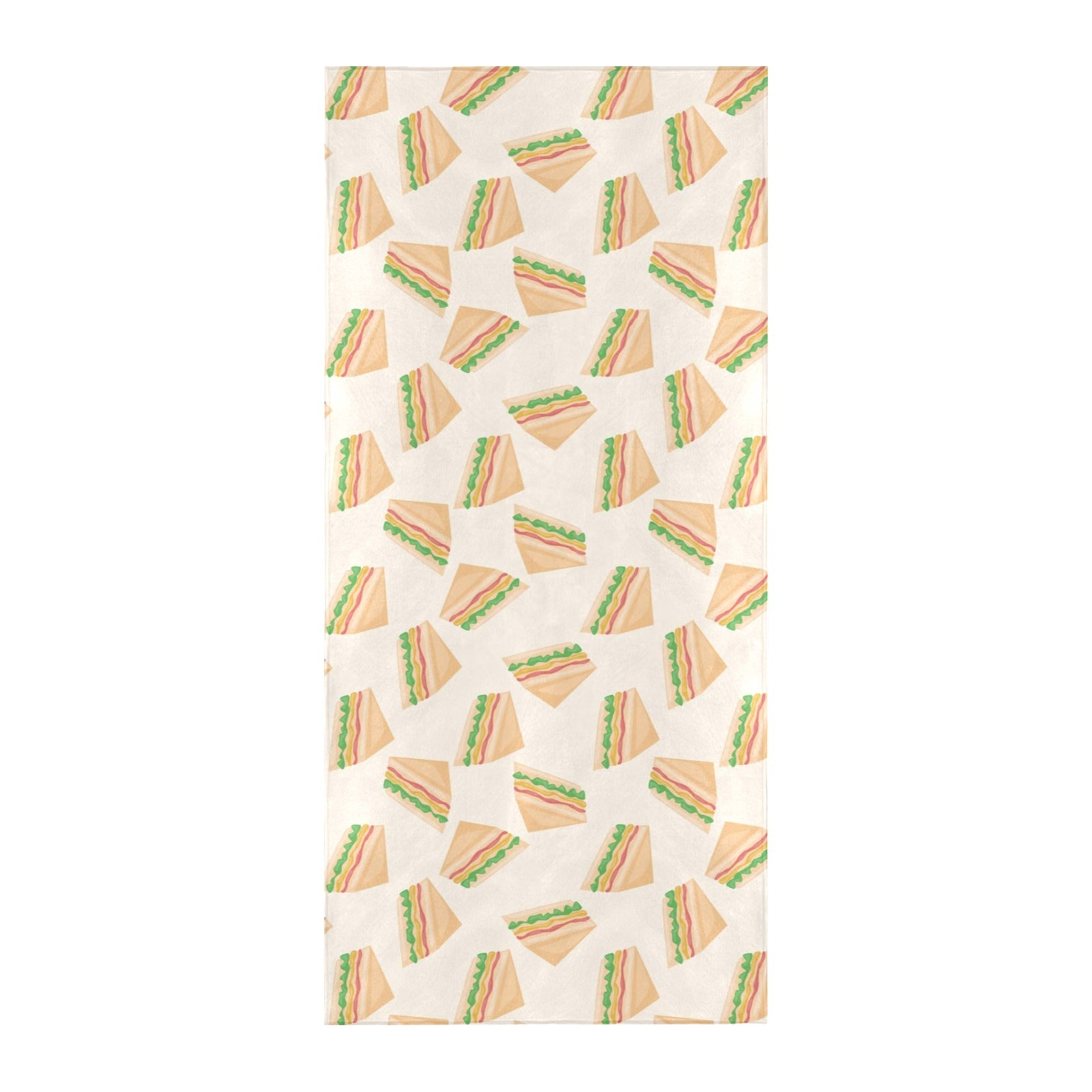 Sandwich Print Design LKS301 Beach Towel 32" x 71"