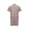 Sugar Skull Colorful Themed Print Men's Romper