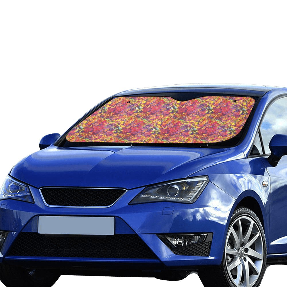 Splatter Print Design LKS303 Car front Windshield Sun Shade