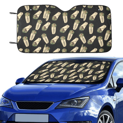 Burrito Print Design LKS303 Car front Windshield Sun Shade