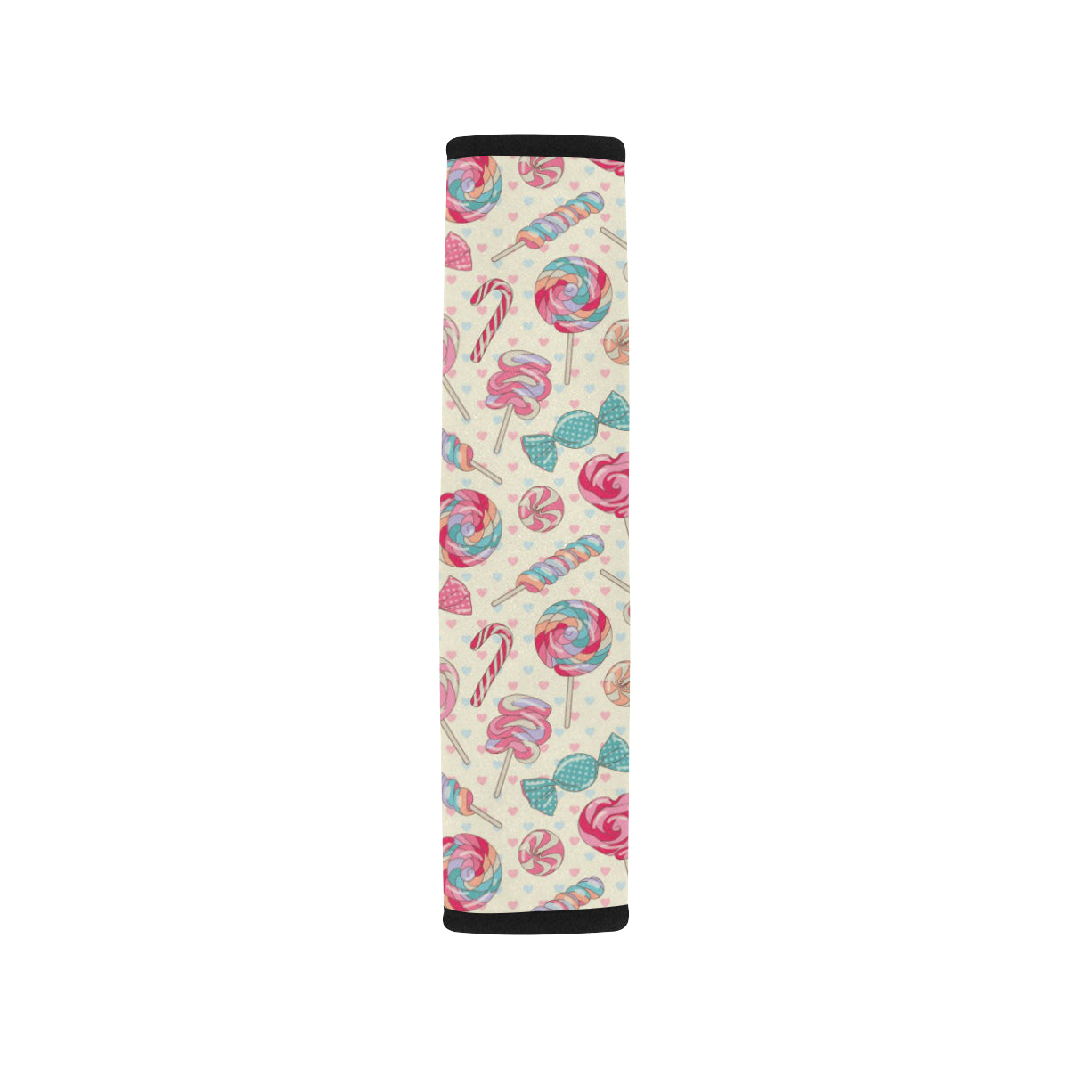 Candy Pattern Print Design CA04 Car Seat Belt Cover