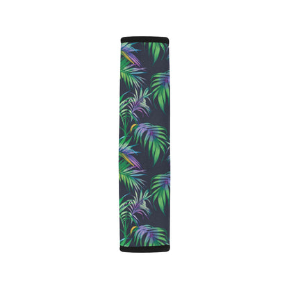 Palm Leaves Pattern Print Design PL04 Car Seat Belt Cover