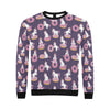 Donut Unicorn Pattern Print Design DN011 Men Long Sleeve Sweatshirt