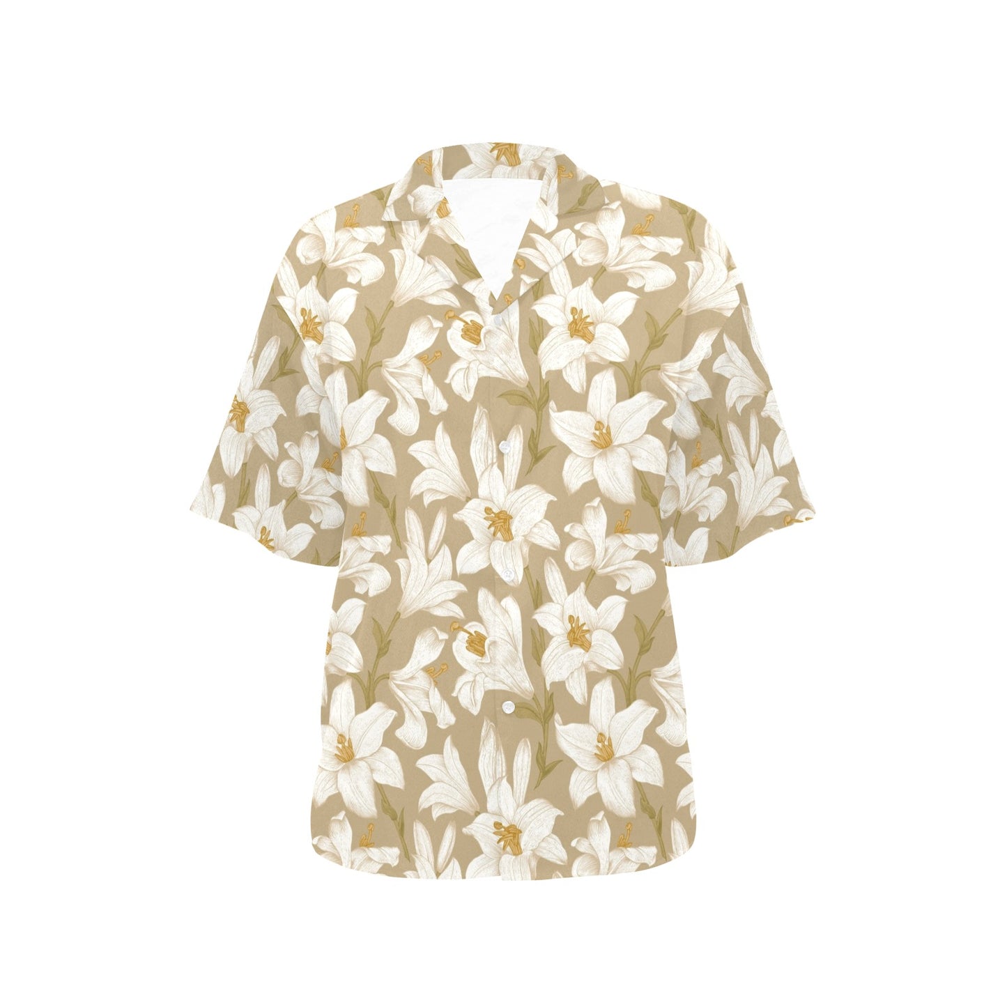 Lily Pattern Print Design LY07 Women's Hawaiian Shirt