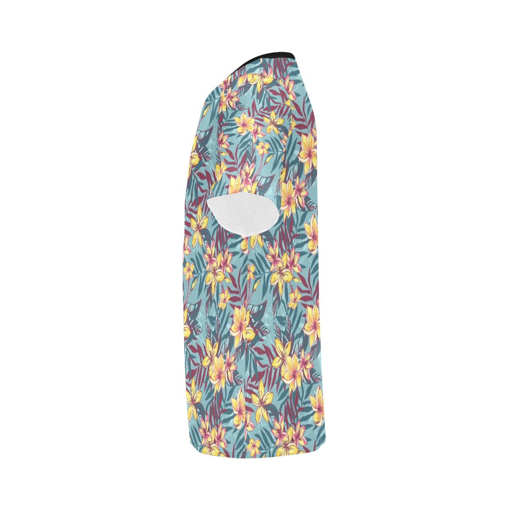 Summer Floral Print Design LKS304 Men's All Over Print T-shirt