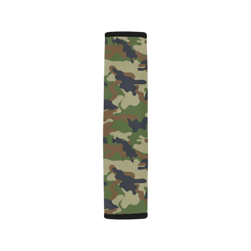 Army Camouflage Pattern Print Design 01 Car Seat Belt Cover