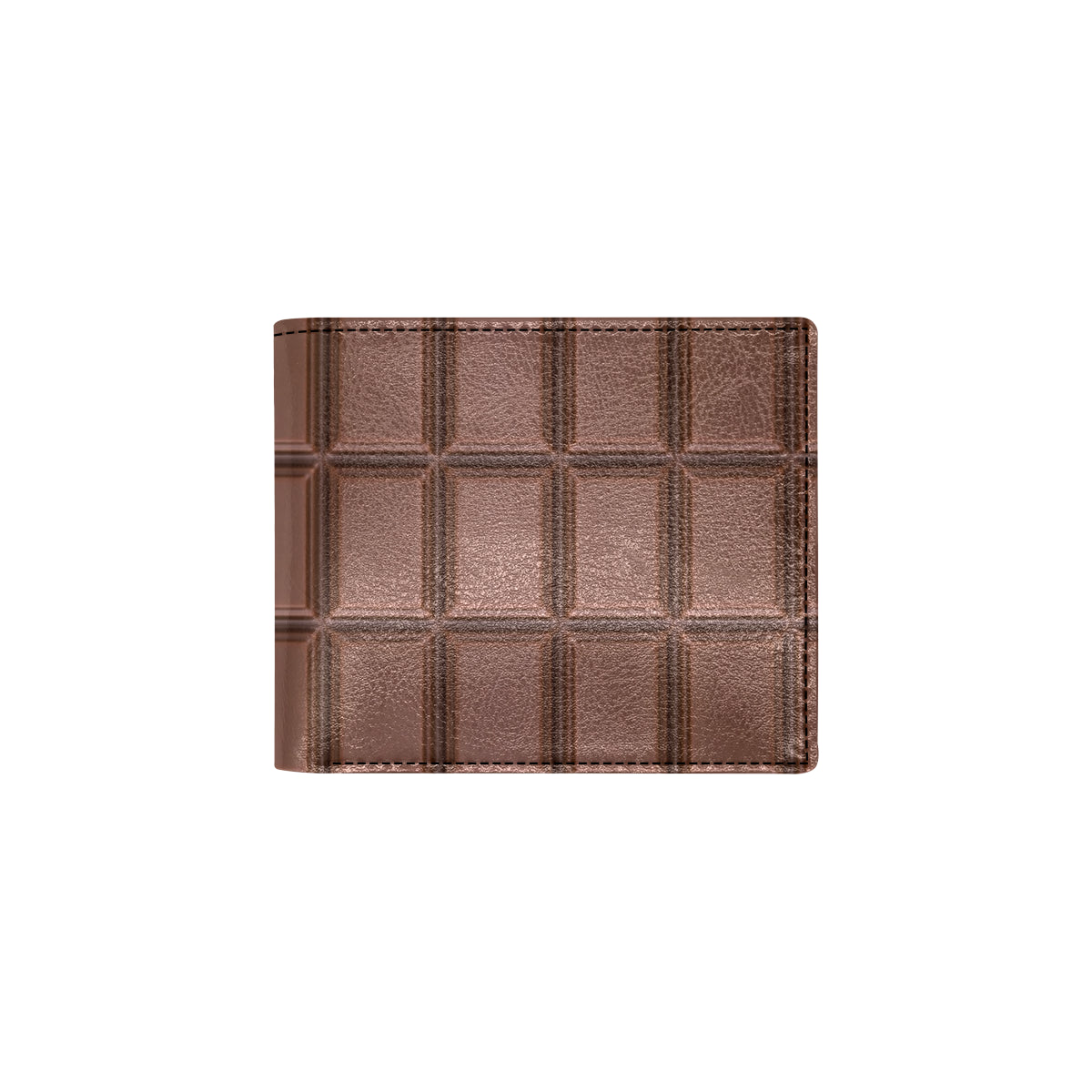 Chocolate Pattern Print Design 03 Men's ID Card Wallet