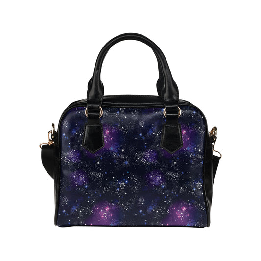 Cosmic Pattern Print Design 03 Shoulder Handbag