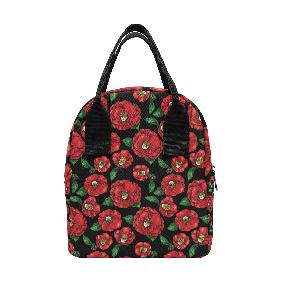 Camellia Pattern Print Design CM07 Insulated Lunch Bag