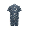 Nautical Sea Themed Print Men's Romper