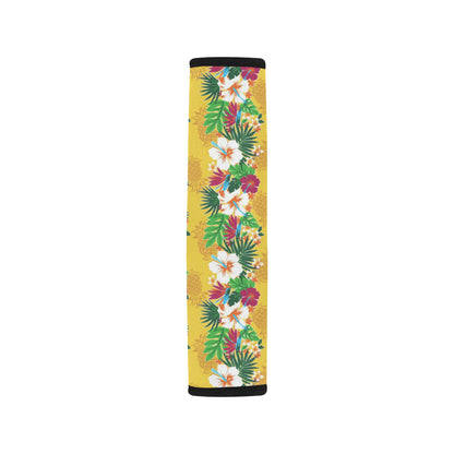 Hawaiian Themed Pattern Print Design H09 Car Seat Belt Cover