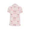 Pig Baby Pattern Print Design 01 Men's Short Sleeve Button Up Shirt