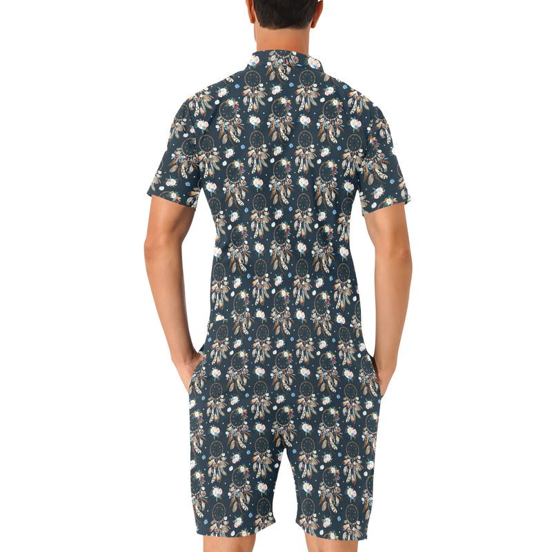 Dream Catcher Boho Floral Style Men's Romper