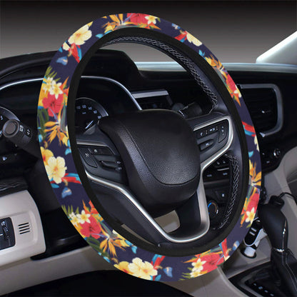 Parrot Themed Design Steering Wheel Cover with Elastic Edge