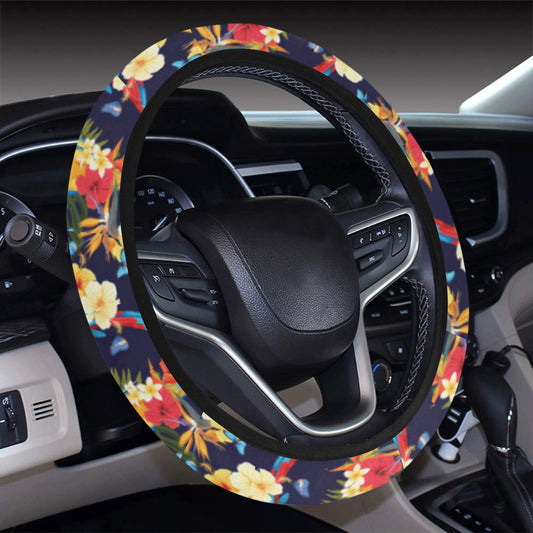 Parrot Themed Design Steering Wheel Cover with Elastic Edge