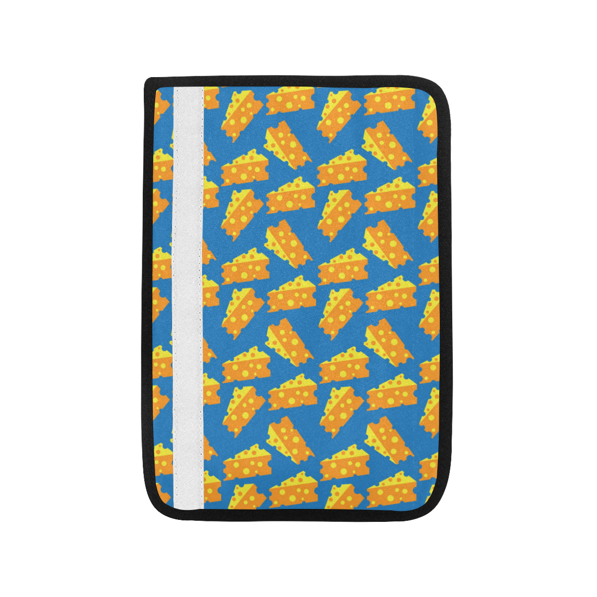 Cheese Pattern Print Design 05 Car Seat Belt Cover