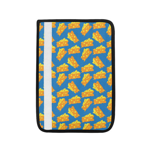 Cheese Pattern Print Design 05 Car Seat Belt Cover